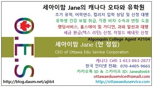 Jane 블로그 명함